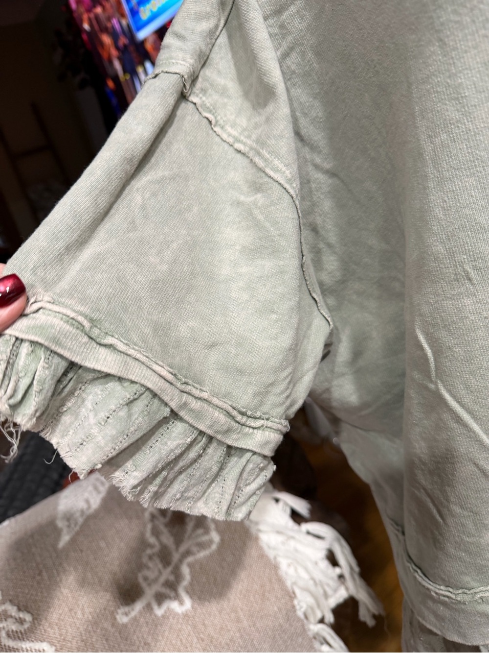 Light Sage Ruffle Set - Picture 3 of 10